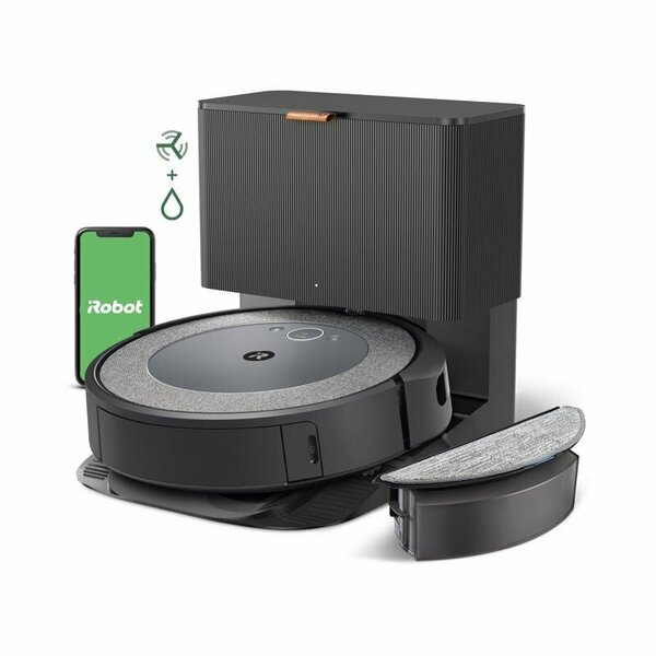 Irobot Bagged Cordless Standard Filter WiFi Connected Robotic Vacuum & Mop I557020